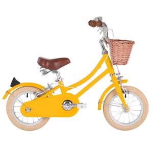 Vélo enfant Gingersnap 12 pouces jaune Bobbin 2-4 ans