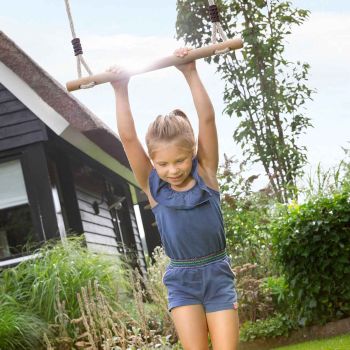 Aire de jeux  métallique avec balançoire et trapèze - Playbase BERG Taille M