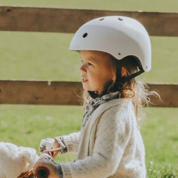 Casque vélo enfant blanc Banwood