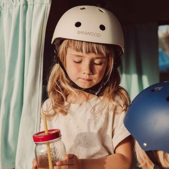 Casque vélo enfant rose Banwood