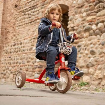 Tricycle rouge en métal Super Touring Italtrike