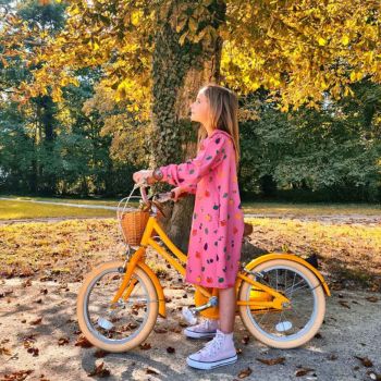 Vélo enfant Gingersnap 16 pouces jaune Bobbin 4 - 6 ans