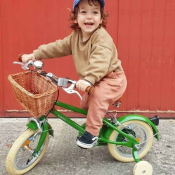 Vélo enfant Moonbug 12 pouces vert prairie Bobbin